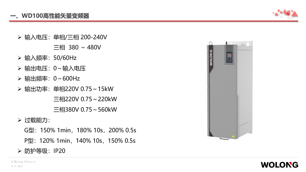 臥龍WD100變頻器(圖2)
